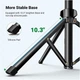 Штатив Ugreen LP680 Selfie Stick Tripod with Bluetooth Remote Black (15609) - зображення 5