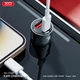 Зарядний пристрій XO CC58 USB-C PD65W + USB-A 30W Gray (CC58_Tarnish) - зображення 3