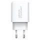 Зарядний пристрій Armorstandart 1xUSB-C PD20W + 1xUSB QC3.0 GaN white (ARM87067) - зображення 1