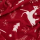 Плед Ardesto Christmas Flannel 160х200см, 100% поліестер, олені, червоний (ART0126PB) - изображение 4