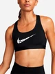 Спортивный топ для фитнеса женский Nike Bra FN2898-010 XL Черный/Белый (0196975009602) - изображение 1