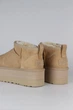 Уггі Ultra Mini Beige Platform натуральна замша хутро платформа 5см 41р бежевий - зображення 4