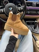 Уггі Neumel Platform Chelsea Camel натуральна замша хутро платформа 5см 410р рудий - зображення 8