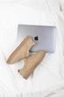 Уггі Classic Micro Boot Beige натуральна замша хутро 41р бежевий - зображення 8