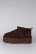 Уггі Classic Ultra Mini Platform XL Brown натуральна замша хутро платформа 5см 38р шоколадний - зображення 2