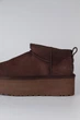 Уггі Classic Ultra Mini Platform XL Brown натуральна замша хутро платформа 5см 38р шоколадний - зображення 5