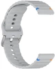 Ремешок BeCover Ribbed Straight 20mm для Samsung Galaxy Watch 7 40/44mm/7 FE/6/6 Classic/5/5 Pro/4/4 Classic/Watch 3 41mm Light Gray (BC_714848) - изображение 3