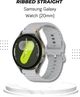 Ремешок BeCover Ribbed Straight 20mm для Samsung Galaxy Watch 7 40/44mm/7 FE/6/6 Classic/5/5 Pro/4/4 Classic/Watch 3 41mm Light Gray (BC_714848) - изображение 5