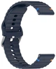 Ремешок BeCover Ribbed Straight 20mm для Samsung Galaxy Watch 7 40/44mm/7 FE/6/6 Classic/5/5 Pro/4/4 Classic/Watch 3 41mm Deep Blue (BC_714843) - изображение 3