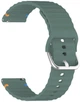 Ремешок BeCover Ribbed Straight 20mm для Samsung Galaxy Watch 7 40/44mm/7 FE/6/6 Classic/5/5 Pro/4/4 Classic/Watch 3 41mm Dark Green (BC_714844) - изображение 2
