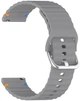 Ремешок BeCover Ribbed Straight 20mm для Samsung Galaxy Watch 7 40/44mm/7 FE/6/6 Classic/5/5 Pro/4/4 Classic/Watch 3 41mm Gray (BC_714845) - изображение 2