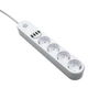 Мережевий фільтр живлення ColorWay CW-CHE44W, 4 розетки/4USB White 2M (CW-CHE44W) - зображення 5