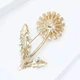 Брошь BROCHE бижутерия Цветы Одуванчик золотистая BRBF115277 - изображение 3
