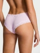 Женские трусики Victoria's Secret (555739132173) Cotton Shadow Stripe Lace-Waist Cheeky XS бузковые - изображение 2