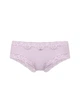 Женские трусики Victoria's Secret (555739132174) Cotton Shadow Stripe Lace-Waist Cheeky S бузковые - изображение 3