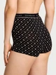 Жіночі трусики шорти Victoria's Secret (989875236411) Boyshort Logo High-Waist XS чорні - зображення 2