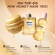 Подарочный набор Gisou On-The-Go Honey Hair Trio (парфюм для волос 15 мл + масло для волос 20 мл + маска для волос 75 мл) - изображение 2