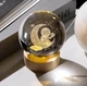 Декоративна 3D-нічник кришталева куля «Космонавт на Місяці» для дітей з LED-підсвіткою 9321 - зображення 2
