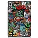 Чохол Primolux Slim для планшета Poco Pad M1 12.1" 2025 - Graffiti - зображення 2