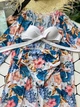 Роздільний жіночий купальник з яскравим принтом Plus size Ghazel XL кольоровий (SW1285/1) - зображення 5
