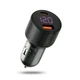 Автомобильная USB зарядка everActive CC-50Q, 12-24V, AFC/QC3.0/PD 75W, LED Voltage, USB-A+USB-C, Box - изображение 2