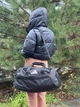 Спортивная сумка из Cordura на 40 л с вентилируемым отделением для обуви, чёрная - изображение 2