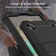 Протиударний чохол Galeo Defender для Samsung Galaxy Tab A11/Tab A9 8.7" Black - изображение 6