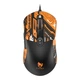 Игровая USB мышь TWolf G550 проводная модель с RGB-подсветкой и регулируемым разрешением сенсора1200 /2400/3600/7200DPI, 6 кнопок ( 2 основные кнопки и 2 дополнительные ) кабель 1.5м Black/Orange - изображение 1