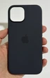 Чехол противоударный силиконовый Silicone Case with MagSafe для Apple Iphone 15 (6.1") Midnight Black - изображение 4