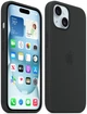 Чехол противоударный силиконовый Silicone Case with MagSafe для Apple Iphone 15 (6.1") Midnight Black - изображение 13
