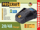 Зарядний пристрій PRO-CRAFT 20/4А - зображення 2