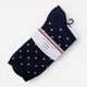 Набор женских носков высоких хлопковых Tommy Hilfiger 100001493-003 39-42 2 пары Синий (8718824978512) - изображение 9