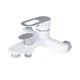 Змішувач для ванни Lidz Latwa 006 (з душовим гарнітуром) (k35) LDLAT006WHI45424 White - изображение 4