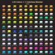 Маркери Caliart Спиртові Пензель Долото для скетчингу 121 Colors Alcohol Brush Markers Brush Chisel Оригінал - зображення 5
