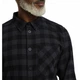 Рубашка Jack Wolfskin Lite Flannel Shirt M M Черный/Серый (1109-4064886564045) - изображение 6