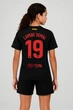 Детская футбольная форма FC Barcelona Lamine Yamal №19 (чёрная), футболка + шорты 22 (125-130см) - изображение 2