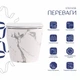 Унітаз підвісний Robin Ultra Quiet 490×365×325 мм, Marble, з сидінням Slim Duroplast Soft-close QT13332381АSMR - зображення 3