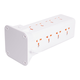 Мережевий фільтр подовжувач 4.8 м з лампою на 12 універсальних розеток з 2 USB 1 Type-C бездротова зарядка HP-5-11MF - зображення 8