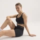 Женские черные шорты AC Fitted Short 5'' 36 (S) (WB61E4GEBK) - изображение 5