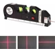 Лазерный уровень со встроенной рулеткой Laser Level Pro 3 Нивелир строительный 62109/55 - изображение 3