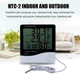 Часы-метеостанция времени HTC-2 Гигрометр термометр часы будильник календарь - изображение 5