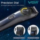 Мужской аккумуляторный триммер VGR V-080 с регулировкой длины на корпусе для стрижки волос, бороды 5 Вт Синий - изображение 13