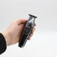 Триммер для стрижки волос SK-16054 аккумуляторный с USB зарядкой 4 насадки металлический корпус 120 минут автономной работы Серебристый - изображение 2