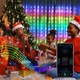Смарт гірлянда Штора від USB, 2х2м, 400 LED, з пультом, Різнокольорова - зображення 5