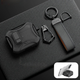 Чехол для AirPods Pro 2 с карабином, защёлкой и подставкой, чёрный с матовым серым - изображение 2