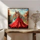 Набор для вышивки крестом JOZYSH "Рубиновый закат" 14CT, 40x40 см, канва Аида с нанесенным рисунком - изображение 6