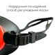 Маска для плавания Renvo Kariba Уни Anti-fog Черный, Красный OSFM (2SM100-0107) - изображение 4