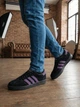 Чоловічі замшеві чорні кеди Legessy PULSE BLACK AND PURPLE 42р - зображення 4