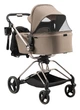 Коляска 2 в 1 Bair Moon Gold Edition MG-03 капучино - изображение 7