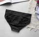 Жіночі трусики сліпи на високій посадці OUNO - L/XL - на стегна 98-108 см - Чорний - изображение 2